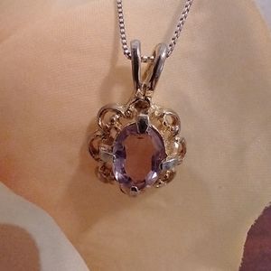 Vintage amethyst pendant